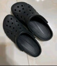 crocs卡駱馳洞洞鞋貝雅男鞋女鞋輕便耐磨一腳蹬拖鞋休閑鞋|10126 黑色-001 41 /42(260mm) 曬單實拍圖