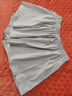 小野和子運動(dòng)網(wǎng)球蓬蓬裙女夏季防曬瑜伽A字裙休閑白色短裙 大象灰  M  曬單實(shí)拍圖