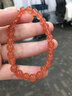 金石靈天然保山南紅瑪瑙手串冰種柿子紅本命年手鏈男女款七夕情人節禮物 保山冰種南紅手串6-7mm 曬單實(shí)拍圖