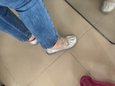茱曼女鞋專(zhuān)柜正品2025新款甜美法式淺口瑪麗珍鞋通勤百搭小皮鞋31360 香檳色 39 曬單實(shí)拍圖