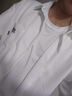 安初夏華夫格短袖t恤男士休閑套裝夏季港風(fēng)痞帥氣衣服男裝穿搭配三件套 米白外衣+棉白短T+黑灰褲 XL 曬單實(shí)拍圖