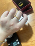 中銀鑫行黃金戒指女硬金磨砂戒指足金999指環(huán)戒情侶對戒素圈戒指 素圈戒指（克重多退少補）約1.1g 18號 曬單實拍圖
