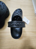 crocs卡駱馳檀健次同款小鯨魚洞洞鞋|206302 黑色-001 36/37(230mm) 曬單實(shí)拍圖
