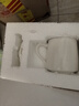 八千行羊脂玉瓷泡茶杯陶瓷杯帶蓋接待會(huì)議室茶杯辦公室馬克杯白瓷水杯子 曬單實(shí)拍圖