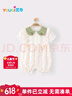 優(yōu)奇嬰兒衣服夏季連體衣薄款a類女寶寶短袖公主碎花可愛(ài)爬服夏天衣服 曬單實(shí)拍圖