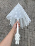 米菲雨傘2025新款正版小紅書網(wǎng)紅爆款女高顏值ins風(fēng)透明半自動(dòng)長柄傘 純白 8骨 正版米菲現(xiàn)貨速發(fā) 曬單實(shí)拍圖