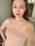 夢(mèng)特嬌無(wú)痕莫代爾背心女內(nèi)搭薄款小吊帶無(wú)袖打底衫冰絲涼感緊身汗衫夏季 【圓領(lǐng)】仲夏粉 L 【適合100-120斤】 曬單實(shí)拍圖