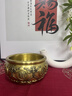 天祥緣聚寶盆純黃銅實(shí)心五福聚寶盆擺件黃銅米缸銅碗客廳辦公室開業(yè)禮品 8號銅加厚實(shí)心五福聚寶盆 曬單實(shí)拍圖
