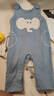 babylove寶寶背心套裝夏季衣服純棉無(wú)袖t恤短褲兩件套竹節棉透氣清涼夏裝 白玉相思 80 曬單實(shí)拍圖