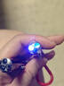 【三合一】激光筆+驗鈔筆+手電筒照明 鑰匙鏈紫外線驗鈔燈LED小手電紅外線教鞭逗貓神器檢測筆 三合一激光+驗鈔+手電筒）-紫色 曬單實拍圖