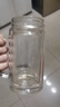 天喜（TIANXI）玻璃杯加厚泡茶杯水杯大容量送禮茶水分離杯節(jié)日禮物本色380ml 曬單實拍圖