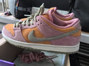 耐克（NIKE）官方男女膠底低幫滑板鞋夏季新款 SB DUNK LOW HJ4135 600星塵紅/橄欖綠/君王/椰奶色 37.5 曬單實(shí)拍圖