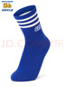 Skechers斯凱奇男女童運動(dòng)襪子時(shí)尚舒適冬季兒童抗菌中筒襪3對裝L125K054 糖白/海浪蘭/荷蘭運河藍/058J 3條 均碼 (XL) 曬單實(shí)拍圖