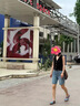 圖維奇（Tuvic）品牌戶(hù)外旅行拖鞋男彩繪2025新款一腳蹬半拖鞋女度假風(fēng)情侶帆布鞋 飛草燕藍 36 曬單實(shí)拍圖