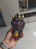 系顏紫砂精品神獸火麒麟茶寵擺件輕奢可養招財龍年茶玩配件 紫砂-麒麟【金】+底盤(pán) 曬單實(shí)拍圖