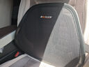 九百汽車(chē)腰靠夏季通風(fēng)透氣冰絲護腰靠墊車(chē)載靠背司機腰枕辦公座椅腰墊 【頭枕+腰靠】冰絲款-黑色1套 曬單實(shí)拍圖
