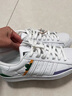 阿迪達(dá)斯 （adidas）三葉草男鞋女鞋 夏季新款情侶低幫休閑鞋貝殼頭滑板鞋耐磨運(yùn)動(dòng)鞋 GX2179/白/淺灰/綠 36.5 (225mm) 曬單實(shí)拍圖