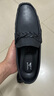 七匹狼男鞋套腳軟底豆豆鞋一腳蹬新款休閑小皮鞋男W8322208567 黑色 40 曬單實(shí)拍圖