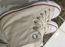 匡威（Converse）官方 All Star男女簡(jiǎn)約休閑板鞋高幫鞋小白鞋159484C 159484C 36 曬單實(shí)拍圖