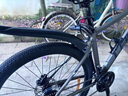 雷克斯LAUX哪吒200plus山地車(chē)成人學(xué)生代步通勤鋁合金24速純油碟 超啞木炭灰（標(biāo)準(zhǔn)版） 24速 27.5英寸 曬單實(shí)拍圖