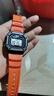 卡西歐（CASIO） 卡西歐(CASIO)小方塊數(shù)顯電子表狂飆安欣同款男防水學生運動手表 W-218H-4B2 曬單實拍圖