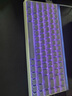 狼蛛（AULA）HERO 84HE磁軸鍵盤RT電競游戲75配列客制化機械有線RGB霓虹燈箱五層填充網頁驅動無畏契約8K回報率 白紫燈塔鍵帽【玉皇磁軸】-碳纖維定位板 曬單實拍圖