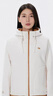 KOLON SPORT可隆女士?jì)擅娲┻\動(dòng)外套防風(fēng)防潑水短款寬松抓絨衣 曬單實(shí)拍圖