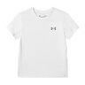 安德瑪（Under Armour）兒童夏季運(yùn)動(dòng)套裝夏款短褲短袖套裝男大童短袖梭織短褲套裝 白T黑短褲 150 曬單實(shí)拍圖