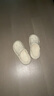 樸西奶酪踩屎感洞洞鞋女夏季厚底涼鞋沙灘包頭拖鞋外穿象牙白37-38 曬單實(shí)拍圖