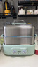 大宇【0塑料·0涂層】全鋼電蒸鍋多功能蒸煮燉一體雙層家用2-5個(gè)人 304不銹鋼多層18L大容量蒸汽鍋 18L 【25新款丨全家?！空翦?燉盅+蒸碗+魚(yú)盤(pán) 曬單實(shí)拍圖