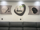 致匠心背有靠山客廳裝飾畫(huà)現代簡(jiǎn)約沙發(fā)背景墻掛畫(huà)高級感水培綠植三聯(lián)畫(huà) A-石來(lái)運轉+FZH01+兔子黑 50x35/50x50（砂巖）/50x35cm 黑色U型外框+UV精雕+砂巖+花瓶20 曬單實(shí)拍圖