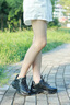 ASH女鞋2025新款A(yù)ddict黑色厚底老爹鞋增高休閑系帶真皮運動鞋 黑色 37 曬單實拍圖