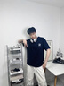 LEFT SPORTS品牌聯(lián)名圓領(lǐng)t恤夏季青少年運動短袖印花潮流套裝男休閑寬松體恤 黑色B(DTY-1) M (建議體重115-135斤) 曬單實拍圖