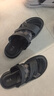 海瀾之家HLA涼鞋男戶外百搭沙灘鞋男輕便潮流一腳蹬涼拖男 T027 黑色 42 曬單實拍圖