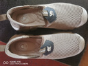 駱駝（CAMEL）男士網(wǎng)面一腳蹬防撞透氣戶(hù)外休閑鞋 G14S342033 卡其 41 曬單實(shí)拍圖