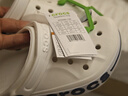卡駱馳（crocs）洞洞鞋男女鞋貝雅卡駱班Clog休閑沙灘涼拖鞋 205089-126 M4W6 曬單實(shí)拍圖