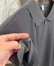 海衫印高端夏季工作服定制翻領(lǐng)半拉鏈企業(yè)工服定制商務(wù)廣告文化衫印logo 深灰色 -冰涼觸感 S 曬單實(shí)拍圖