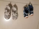 江博士學(xué)步鞋夏季男女童魔術(shù)貼耐磨包頭兒童涼鞋2S14A2013CW銀色28碼 曬單實拍圖