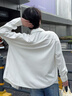 回力長(zhǎng)袖襯衫男春秋季休閑翻領(lǐng)寬松外套國(guó)風(fēng)中國(guó)男士法蘭絨商務(wù)襯衣潮 藍(lán)色(冰川中國(guó)胸標(biāo)) XL /180(不縮水不褪色) 曬單實(shí)拍圖