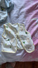 翹腳鴨（Tiptoe Duck）2件嬰兒衣服馬甲新生兒背心打底純棉春秋款寶寶坎肩 小熊2件  59  曬單實(shí)拍圖