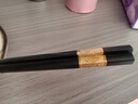 雙槍廚房好物抗菌金福合金筷子家用無(wú)漆無(wú)蠟pps筷餐具套裝10雙 曬單實(shí)拍圖