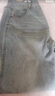 真維斯（Jeanswest）淺色闊腿牛仔褲女秋冬季新款2025棉彈舒適高腰寬松直筒拖地褲子女 淺藍長(cháng)褲（常規） XL 曬單實(shí)拍圖