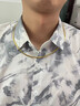 瑞福源黃金蛇骨項鏈999足金包銀大氣百搭男女款金包銀頸鏈情人節(jié)送老婆 蛇骨項鏈【總重約24克】 包金3克 曬單實拍圖
