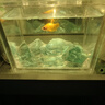 大匠神彩魚缸冰藍(lán)水晶玻璃石造景底砂琉璃沙桌面水族裝飾石子 1斤冰川玻璃石 曬單實(shí)拍圖