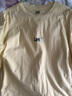 Lee25新品經(jīng)典日常字母Logo印花摩登中性男女同款短袖T恤休閑潮流 黃色（尺碼偏大，拍小一碼） M 曬單實(shí)拍圖