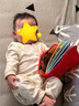 babylove嬰兒連體衣春秋款純棉寶寶哈衣家居服爬服長(cháng)袖彩棉新生兒衣服 曬單實(shí)拍圖