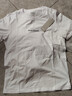 森馬（Semir）短袖T恤男修身內(nèi)搭基礎字母t夏季個性印花圓領上衣棉質(zhì)百搭潮 漂白10007 M 曬單實拍圖