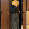 Homlean日系純色文藝襯衫男春夏長袖打底高級感港風休閑內搭HL02黑色XL 曬單實拍圖
