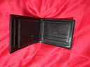 男士錢(qián)包短款三折橫款軟皮多卡位放證件時(shí)尚休閑青年薄款零錢(qián)包 黑色 曬單實(shí)拍圖