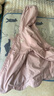 戴維貝拉（DAVE＆BELLA）女童外套連帽兒童上衣開(kāi)衫寶寶衣服洋氣幼兒外衣休閑秋裝新款童裝 灰紫色【現貨】 120 cm（建議身高110-120cm） 曬單實(shí)拍圖